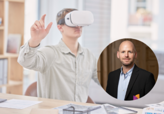 Eleverna lär sig matte i en virtuell verklighet 